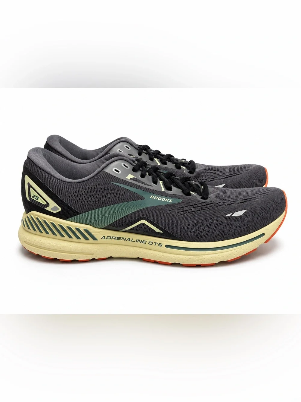 Brooks Adrenaline GTS Running Shoes | Men's Orange Gray Athletic Sneakers 12 US